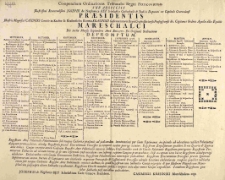 Compendium ordinationis Tribunalis R. Petricoviensis sub auspiciis Illustrissimi Reverendissimi Josephi de Nagłowice Rey Scholastici Cathedralis et Judicis Deputati ex Capitulo Cracoviensi Praesidentis Illustris Magnifici Casimiri Comitis in Krasne [et] Krasnosielec Korwin Krasinski Castrametatoris Regni Crasnostaviensis Prasnyscensis [et]c Capitanei Ordinis Aquilae albae Equitis Mareschalci Die tertia Mensis Septembris Anno Dni 1777. Ex Originali Ordinatione depromptum