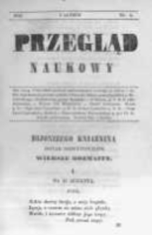 Przegląd Naukowy, Literaturze, Wiedzy i Umnictwu Poświęcony.1842.02.01 T.1 nr4