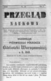 Przegląd Naukowy, Literaturze, Wiedzy i Umnictwu Poświęcony. 1843 T.4 nr30