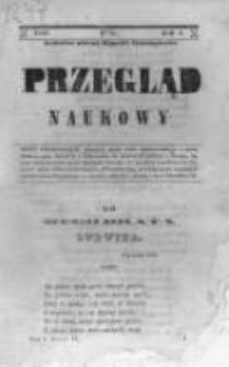 Przegląd Naukowy, Literaturze, Wiedzy i Umnictwu Poświęcony. 1845 T.1 nr4