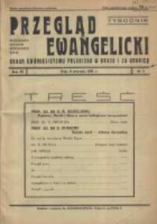 Przegląd Ewangelicki: organ ewangelizmu polskiego w kraju i zagranicą 1939.01.08 R.6 Nr2