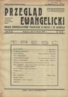 Przegląd Ewangelicki: organ ewangelizmu polskiego w kraju i zagranicą 1939.04.09 R.6 Nr15