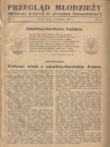 Przegląd Młodzieży: miesięczny dodatek do "Przeglądu Ewangelickiego" 1934.04.01 R.1 Nr4