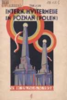 Intern. Mustermesse in Poznań (Polen): vom 29.IV. - 6.V. 1928