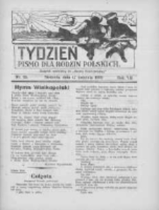 Tydzień: pismo dla rodzin polskich: dodatek niedzielny do "Gazety Szamotulskiej" 1932.04.17 R.7 Nr15