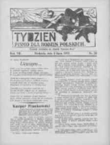 Tydzień: pismo dla rodzin polskich: dodatek niedzielny do "Gazety Szamotulskiej" 1932.07.02 R.7 Nr26