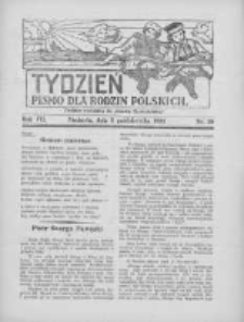 Tydzień: pismo dla rodzin polskich: dodatek niedzielny do "Gazety Szamotulskiej" 1932.10.02 R.7 Nr39