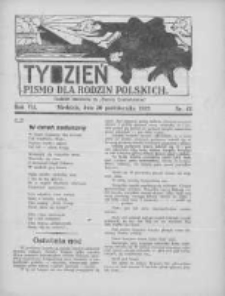 Tydzień: pismo dla rodzin polskich: dodatek niedzielny do "Gazety Szamotulskiej" 1932.10.30 R.7 Nr43