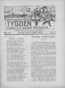 Tydzień: pismo dla rodzin polskich: dodatek niedzielny do "Gazety Szamotulskiej" 1932.12.25 R.7 Nr51