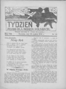 Tydzień: pismo dla rodzin polskich: dodatek niedzielny do "Gazety Szamotulskiej" 1932.12.31 R.7 Nr52