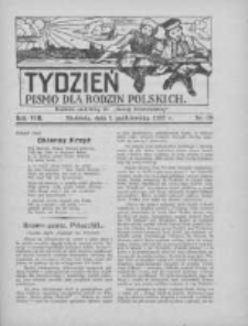 Tydzień: pismo dla rodzin polskich: dodatek niedzielny do "Gazety Szamotulskiej" 1933.10.01 R.8 Nr39