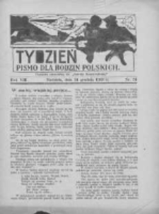 Tydzień: pismo dla rodzin polskich: dodatek niedzielny do "Gazety Szamotulskiej" 1933.12.24 R.8 Nr51