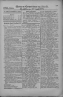 Armee-Verordnungsblatt. Verlustlisten 1916.08.10 Ausgabe 1091
