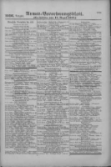 Armee-Verordnungsblatt. Verlustlisten 1916.08.12 Ausgabe 1096