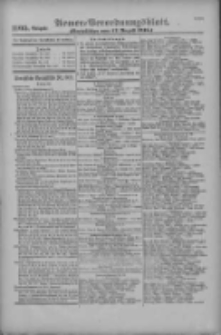 Armee-Verordnungsblatt. Verlustlisten 1916.08.17 Ausgabe 1105