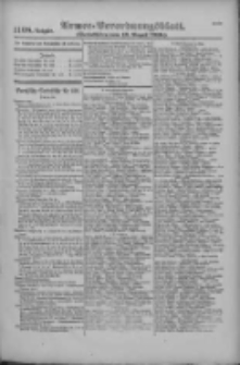 Armee-Verordnungsblatt. Verlustlisten 1916.08.18 Ausgabe 1108