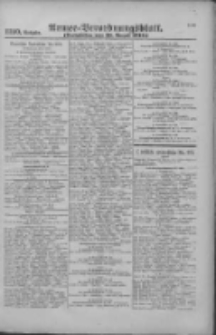 Armee-Verordnungsblatt. Verlustlisten 1916.08.18 Ausgabe 1110