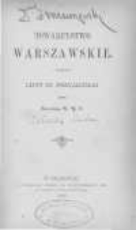 Towarzystwo Warszawskie. T.1
