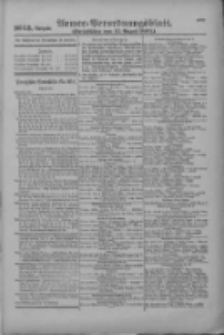 Armee-Verordnungsblatt. Verlustlisten 1916.08.11 Ausgabe 1093