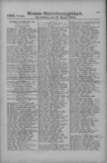 Armee-Verordnungsblatt. Verlustlisten 1916.08.16 Ausgabe 1103