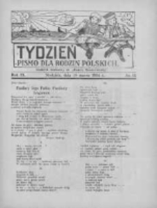 Tydzień: pismo dla rodzin polskich: dodatek niedzielny do "Gazety Szamotulskiej" 1934.03.18 R.9 Nr11