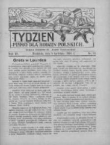 Tydzień: pismo dla rodzin polskich: dodatek niedzielny do "Gazety Szamotulskiej" 1934.04.08 R.9 Nr14