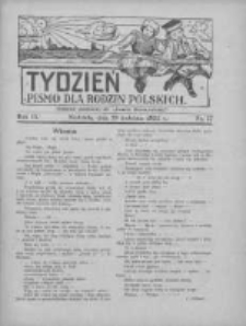 Tydzień: pismo dla rodzin polskich: dodatek niedzielny do "Gazety Szamotulskiej" 1934.04.29 R.9 Nr17