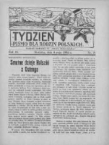 Tydzień: pismo dla rodzin polskich: dodatek niedzielny do "Gazety Szamotulskiej" 1934.05.06 R.9 Nr18