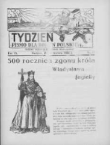 Tydzień: pismo dla rodzin polskich: dodatek niedzielny do "Gazety Szamotulskiej" 1934.06.03 R.9 Nr22