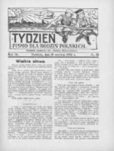 Tydzień: pismo dla rodzin polskich: dodatek niedzielny do "Gazety Szamotulskiej" 1934.06.10 R.9 Nr23