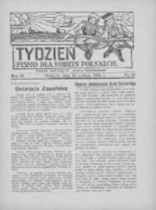 Tydzień: pismo dla rodzin polskich: dodatek niedzielny do "Gazety Szamotulskiej" 1934.12.16 R.9 Nr48