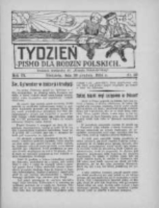 Tydzień: pismo dla rodzin polskich: dodatek niedzielny do "Gazety Szamotulskiej" 1934.12.30 R.9 Nr50