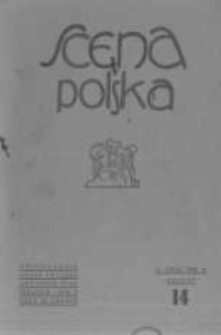 Scena Polska: organ Związku Artystów Scen Polskich. 1930 R.10 z.14