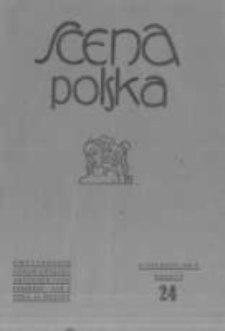 Scena Polska: organ Związku Artystów Scen Polskich. 1930 R.10 z.24