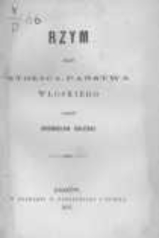 Rzym jako stolica państwa włoskiego