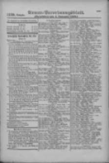 Armee-Verordnungsblatt. Verlustlisten 1916.09.05 Ausgabe 1139