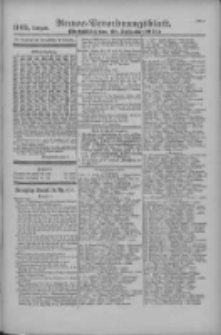 Armee-Verordnungsblatt. Verlustlisten 1916.09.20 Ausgabe 1165