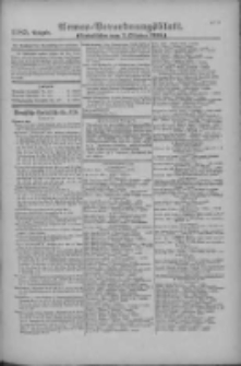 Armee-Verordnungsblatt. Verlustlisten 1916.10.02 Ausgabe 1185