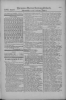 Armee-Verordnungsblatt. Verlustlisten 1916.10.03 Ausgabe 1187