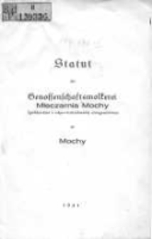 Statut der Genossenschaftmolkerei Mleczarnia Mochy, Sp. z odpowiedzialnością nieograniczoną zu Mochy