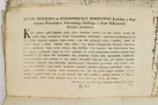 Uniwersał Antoniego Sieroszewskiego, konsyliarza i regimentarza wojew&oacute;dztw poznańskiego, kaliskiego i ziemi wschowskiej wielkopolskich
