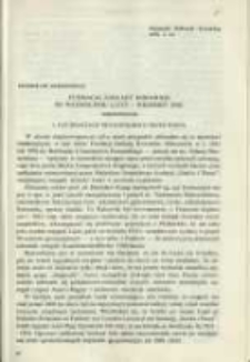 Fundacja Zakłady Kórnickie po wyzwoleniu (luty-wrzesień 1945). Wspomnienia. Pamiętnik Biblioteki Kórnickiej Z. 14.