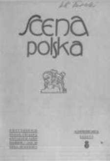 Scena Polska: organ Związku Artystów Scen Polskich. 1931 R.11 z.8