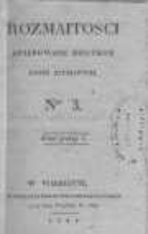 Rozmaitości Ofiarowane Dziatkom Przez życzliwych. Nr3