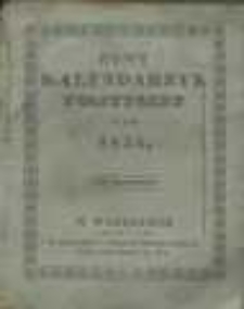 Nowy Kalendarzyk Polityczny na Rok 1834