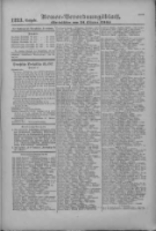 Armee-Verordnungsblatt. Verlustlisten 1916.10.24 Ausgabe 1223