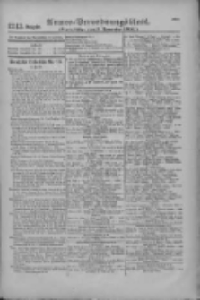 Armee-Verordnungsblatt. Verlustlisten 1916.11.03 Ausgabe 1243