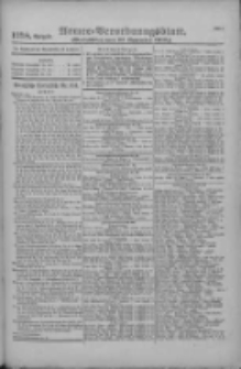 Armee-Verordnungsblatt. Verlustlisten 1916.11.13 Ausgabe 1258