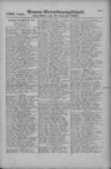 Armee-Verordnungsblatt. Verlustlisten 1916.11.18 Ausgabe 1269