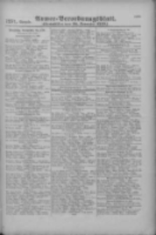 Armee-Verordnungsblatt. Verlustlisten 1916.11.20 Ausgabe 1271